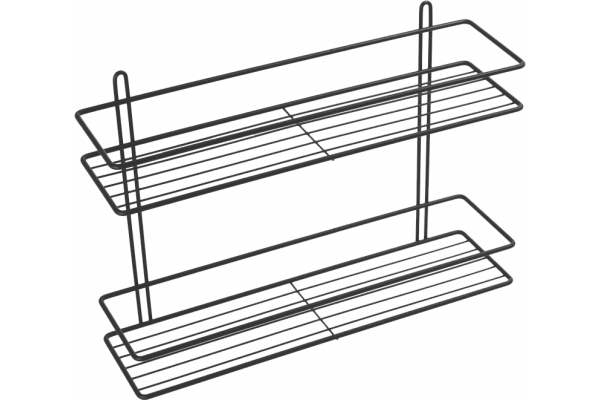 Полка Fixsen FX-730B-2 прямая, черная