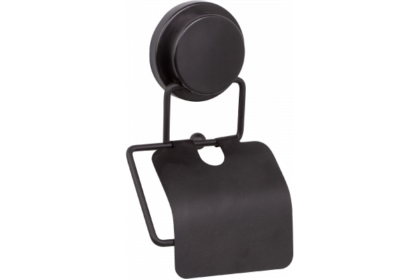 Держатель туалетной бумаги Fixsen Magic Black FX-45010 с крышкой
