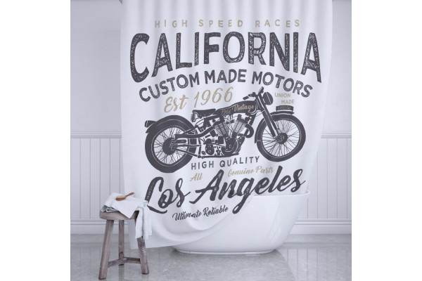Штора для ванной Fixsen 2500 California FX-2500 без колец