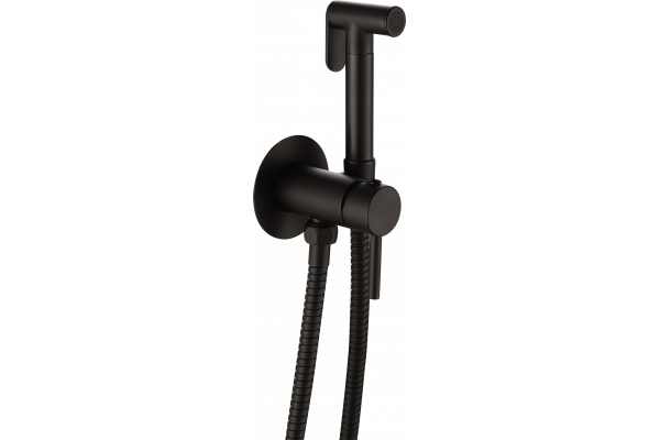 Гигиенический душ Frap F7505-6 со смесителем, С ВНУТРЕННЕЙ ЧАСТЬЮ, черный