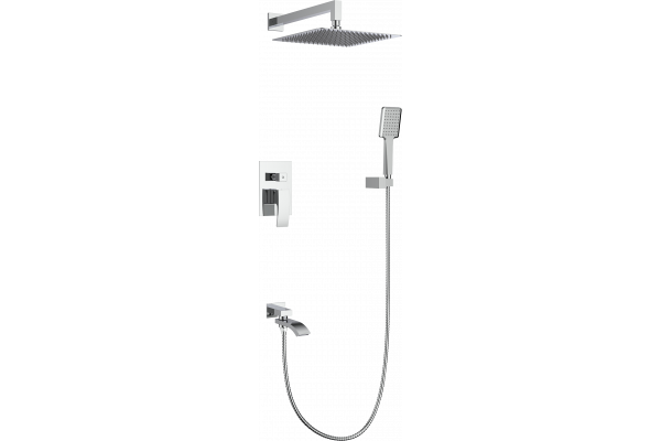Душевой комплект Gappo G07-6 G7107 С ВНУТРЕННЕЙ ЧАСТЬЮ, хром