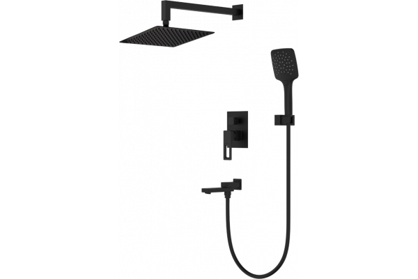 Душевой комплект Gappo G17-6 G7117-6 С ВНУТРЕННЕЙ ЧАСТЬЮ, черный