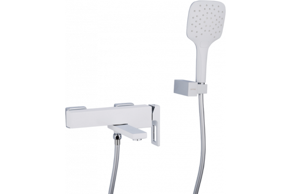 Смеситель для ванны с душем Gappo G17-8 G3217-8 белый, хром