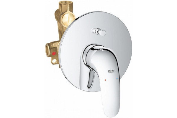Смеситель для ванны с душем Grohe Eurostyle 23730003 С ВНУТРЕННЕЙ ЧАСТЬЮ