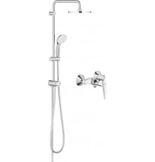 Душевая стойка Grohe BauFlow 27389002 + Смеситель для душа Grohe BauFlow 23632000