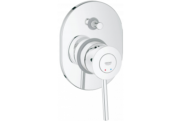Смеситель для ванны с душем Grohe BauClassic 29047000 С ВНУТРЕННЕЙ ЧАСТЬЮ
