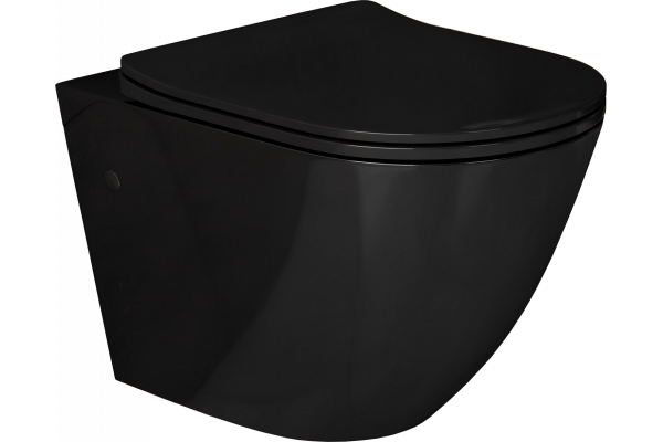 Унитаз подвесной Grossman GR-4411 black S безободковый