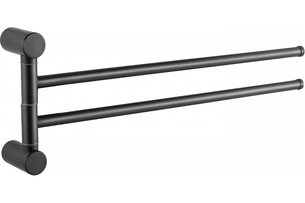 Полотенцедержатель Haiba HB84-7 HB8412-7 двойной, черный