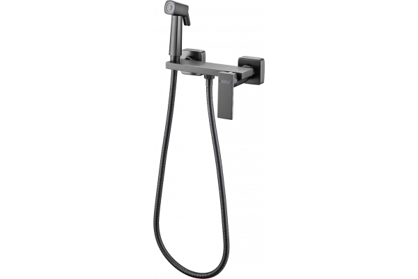 Гигиенический душ Haiba HB5517-3, со смесителем, оружейная сталь