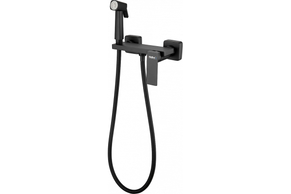 Гигиенический душ Haiba HB5517-7, со смесителем, черный