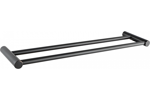 Полотенцедержатель Haiba HB84-7 HB8409-7 двойной, черный