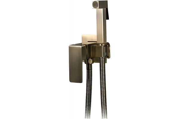 Гигиенический душ Haiba HB5512-4 со смесителем, бронза