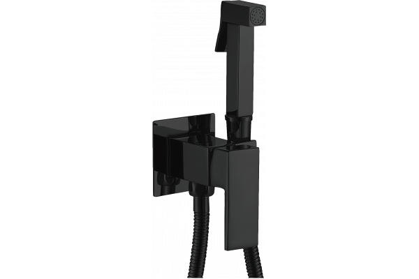 Гигиенический душ Haiba HB12-7 со смесителем, черный