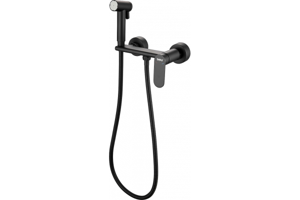 Гигиенический душ Haiba HB5516-7, со смесителем, черный