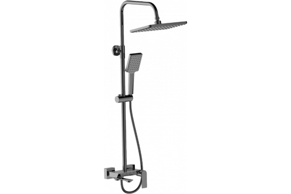 Душевая стойка Haiba HB24639-3 оружейная сталь