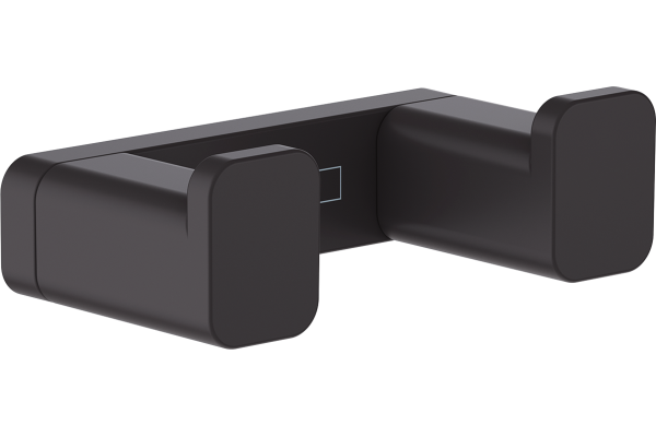 Крючок Hansgrohe AddStoris 41755670 двойной, матовый черный