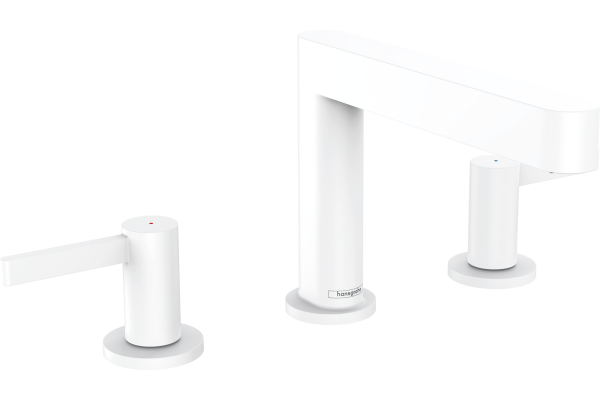 Смеситель для раковины Hansgrohe Finoris 110 76033700 матовый белый