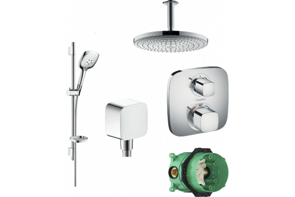 Душевой комплект Hansgrohe Raindance Select E 300 27337000+27856000+26457000+15708000+1800180