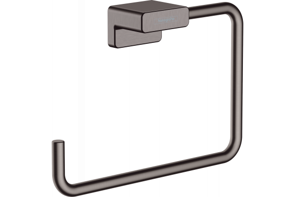 Полотенцедержатель Hansgrohe AddStoris 41754340 шлифованный черный хром