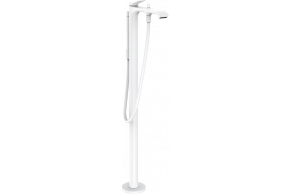 Напольный смеситель для ванны с душем Hansgrohe Vivenis 75445700, матовый белый