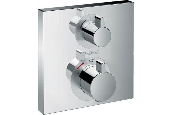 Термостатический смеситель Hansgrohe Ecostat Square 15714000 для ванны с душем