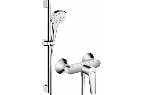 Смеситель для душа Hansgrohe Logis E 71602000 + Душевой гарнитур Hansgrohe Croma Select E Vario 26582400