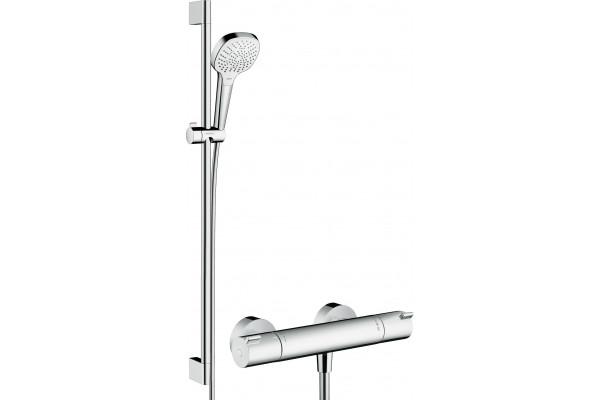Термостатический смеситель Hansgrohe Ecostat 1001 CL ВМ 13211000 + Душевой гарнитур Hansgrohe Croma Select E Multi 26590400