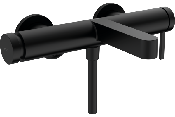 Смеситель для ванны с душем Hansgrohe Finoris 76420670 матовый черный