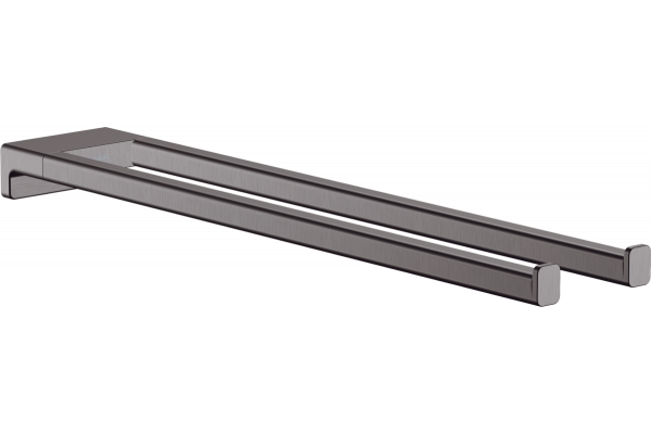 Полотенцедержатель Hansgrohe AddStoris 41770340 шлифованный черный хром