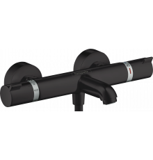 Термостатический смеситель Hansgrohe Ecostat Comfort 13114670 для ванны с душем, матовый черный