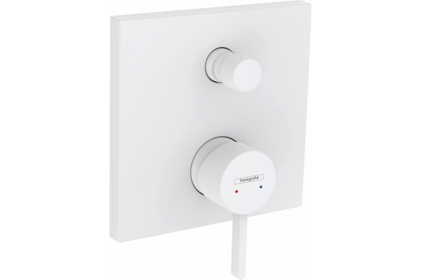 Смеситель для ванны с душем Hansgrohe Finoris 76415700 матовый белый