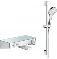 Термостатический смеситель Hansgrohe Ecostat Select 13151000 для ванны с душем + душевой гарнитур