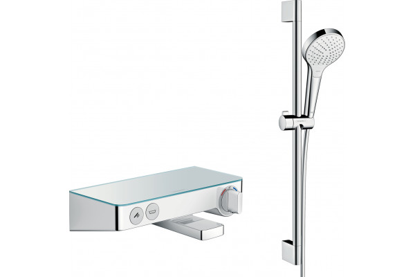 Термостатический смеситель Hansgrohe Ecostat Select 13151000 для ванны с душем + душевой гарнитур