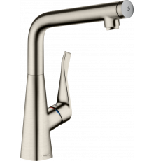 Смеситель для кухни Hansgrohe Metris Select M71 14785800 сталь