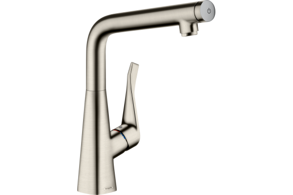 Смеситель для кухни Hansgrohe Metris Select M71 14785800 сталь