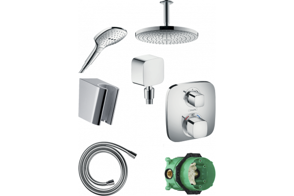 Душевой комплект Hansgrohe Raindance Select E 300 27337000+26520000+28331000+28272000+27414000+15708000+1800180