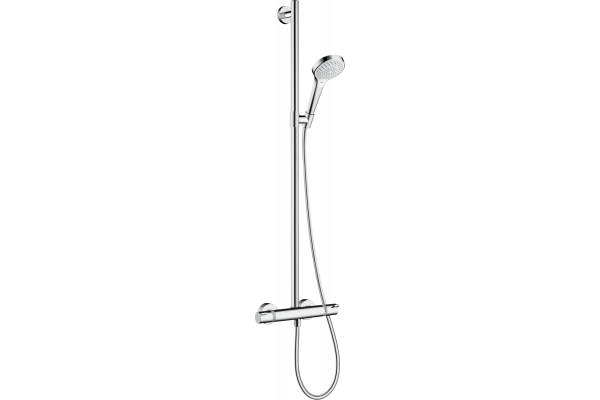 Душевой комплект Hansgrohe Croma Select S SemiPipe Multi 27247400 с термостатическим смесителем