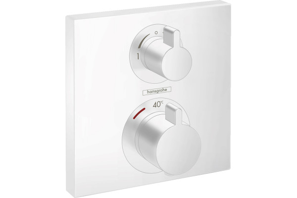 Термостатический смеситель Hansgrohe Ecostat Square 15714700 для ванны с душем