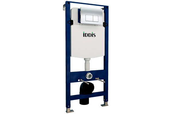 Система инсталляции для унитазов IDDIS Optima Home OPH00GCi32K с кнопкой смыва, хром