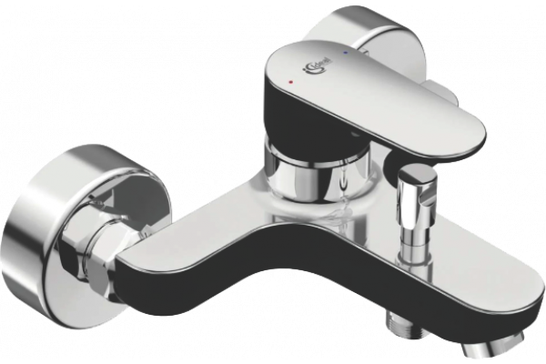 Смеситель для ванны с душем Ideal Standard Tyria BC157HS Matt Black Chrome