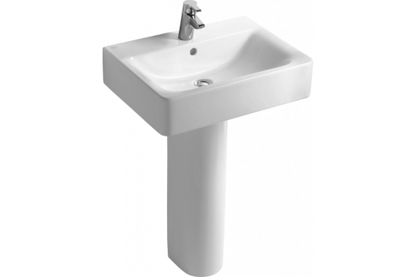 Раковина Ideal Standard Connect Cube E794501 60 см, с пьедесталом