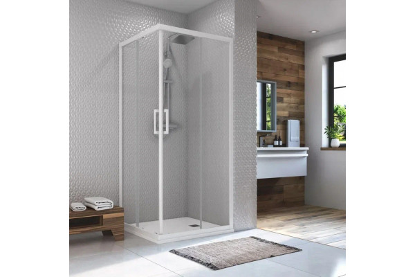 Душевой уголок Ideal Standard Connect 2 90x90, квадратный, профиль белый матовый