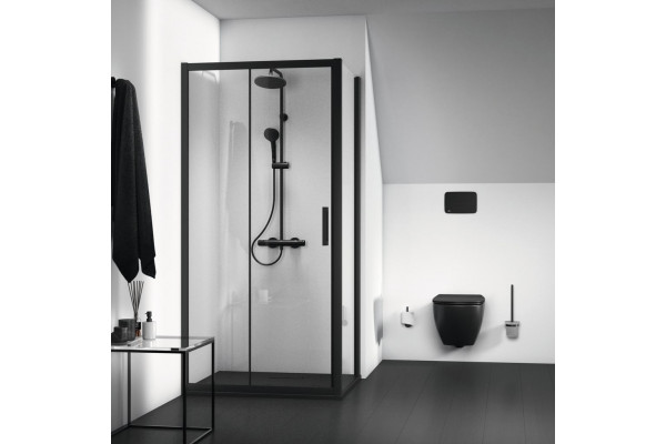 Душевой уголок Ideal Standard Connect 2 120x90, профиль черный шелк
