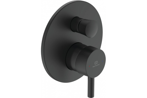 Смеситель для ванны с душем Ideal Standard Ceraline A6939XG С ВНУТРЕННЕЙ ЧАСТЬЮ, черный