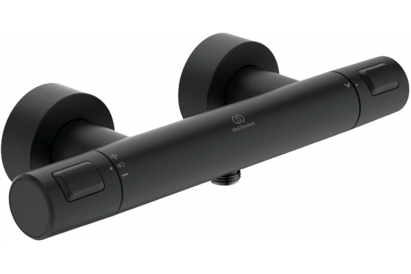 Термостатический смеситель Ideal Standard Ceratherm T25 A7201XG для душа, silk black
