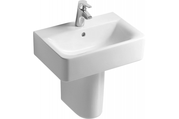 Раковина Ideal Standard Connect Cube E788601 55 см, с полупьедесталом