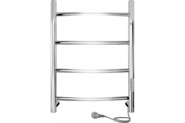 Полотенцесушитель электрический Indigo Arc Lux LCALE60-40Rt серебристый