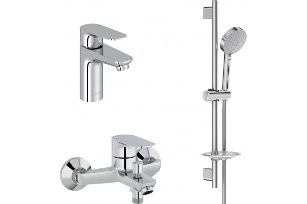 Душевой комплект Jacob Delafon Oscar E29842-CP + E29844-CP + E99898RU-CP