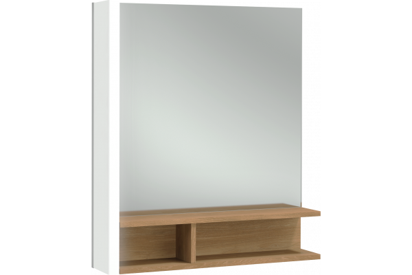 Зеркало Jacob Delafon Terrace EB1180G-NF L 60 с подсветкой, светлое дерево