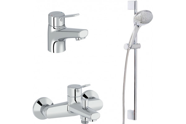 Душевой комплект Jacob Delafon Eo E24158RU-CP + E24160RU-CP + E32907-CP